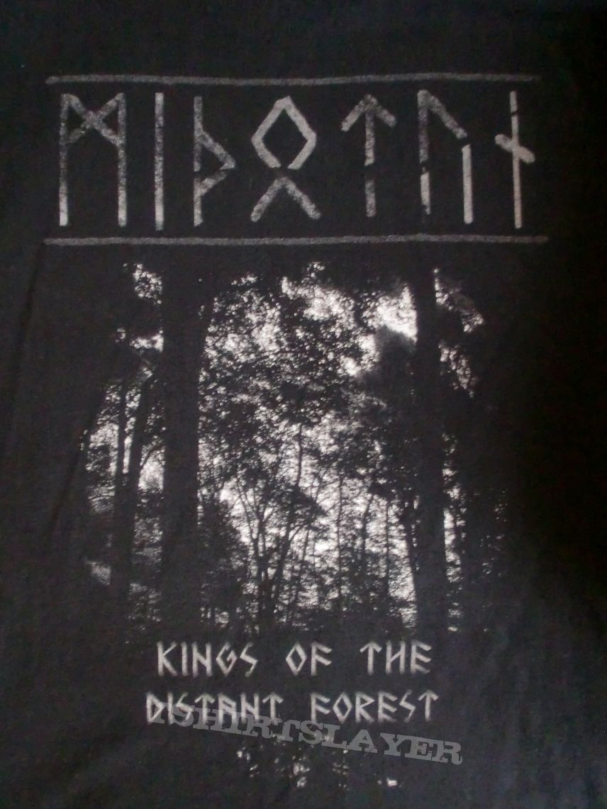 Trendy Mithotyn Band Black Cotton T-Shirt Full Size KK71