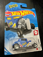 Hot Wheels 1932 Ford 32 Ford 164 Diecast Car Blue Hw Games Dos Unopened