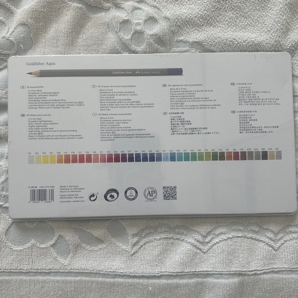Lápices de calidad de acuarela Creative Studio Goldfaber 36 unidades hechos en Alemania Foto 2 de 2