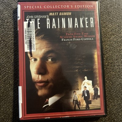 John Grisham's The Rainmaker (1997) DVD Widescreen   Very Good!  Matt Damon
