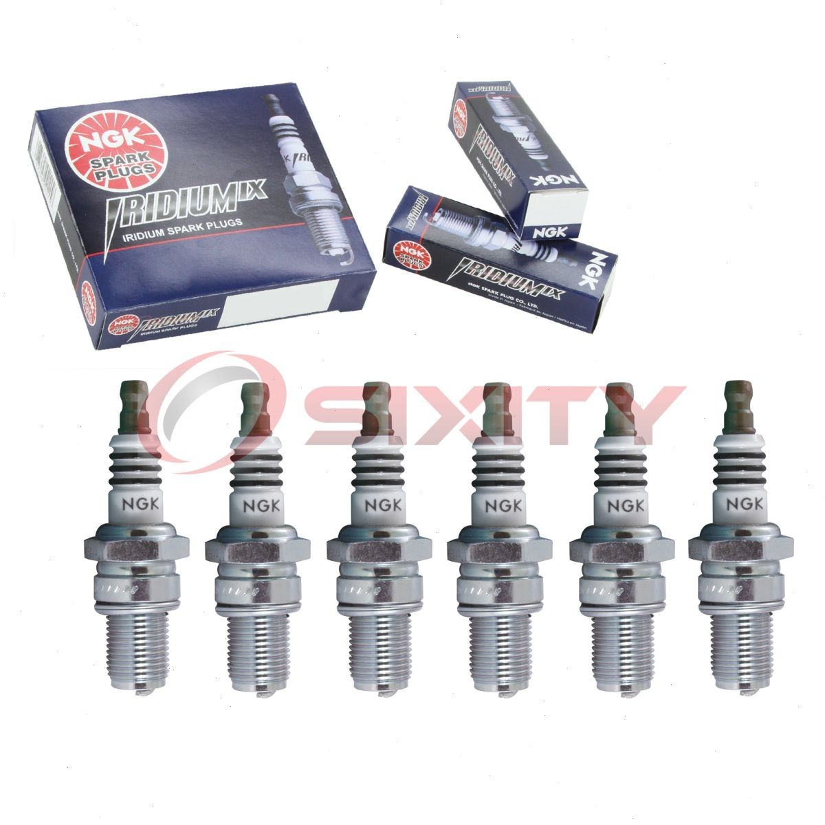 6 pc NGK 3006 BR10ECMIX Iridium IX Spark Plugs for W31EMR-ZU IWM31 7478 5393 lr
