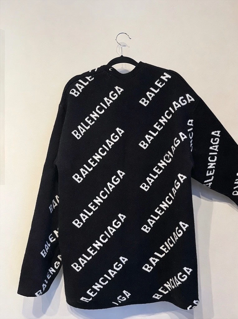 Balenciaga Black Sweaters for Men for sale | eBay