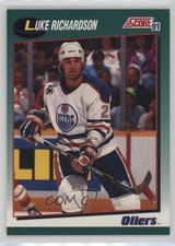 1991-92 Score Rookie and Traded Box Set Luke Richardson #70T 10ou
