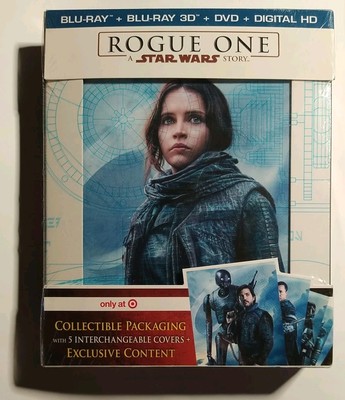 Rogue One: A Star Wars Story (Blu-ray + Blu-ray 3D + DVD) Brand New/Sealed.