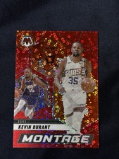 2024-25 Panini Mosaic #1 Kevin Durant Red Disco Montage /99