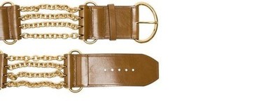 CHLOE Camera Brown Leather Belt New And Authentic | eBay