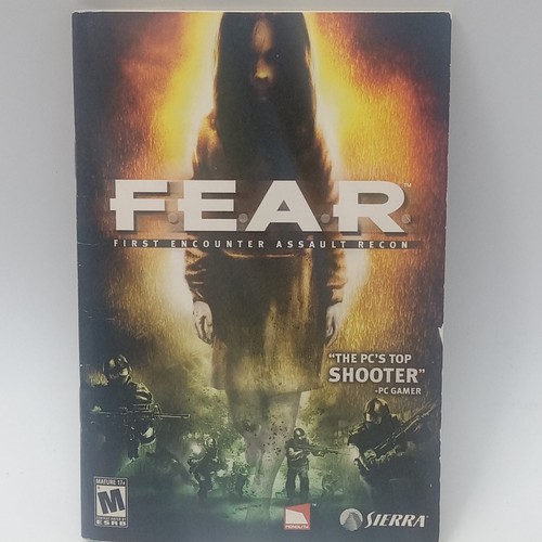 Fear First Encounter Assault Recon PC CD Rom Big Box CIB 5 Discs Manual Untested - Picture 3 of 14