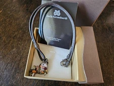 Asch Grossbardt JOY OF KOI 18K & 925 STERLING SILVER GEMSTONE INLAY FISH PENDANT