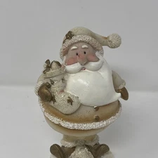 Santa Bobble Body Greenbrier International Christmas Holiday Decor 5.5"