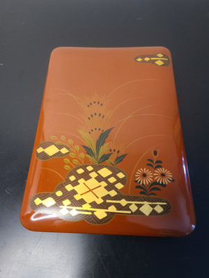 Japanese Lacquerware Handcrafted Writing Box 