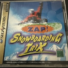 ZAP!SNOW BOARDING TRIX Sega Saturn Software Excellent