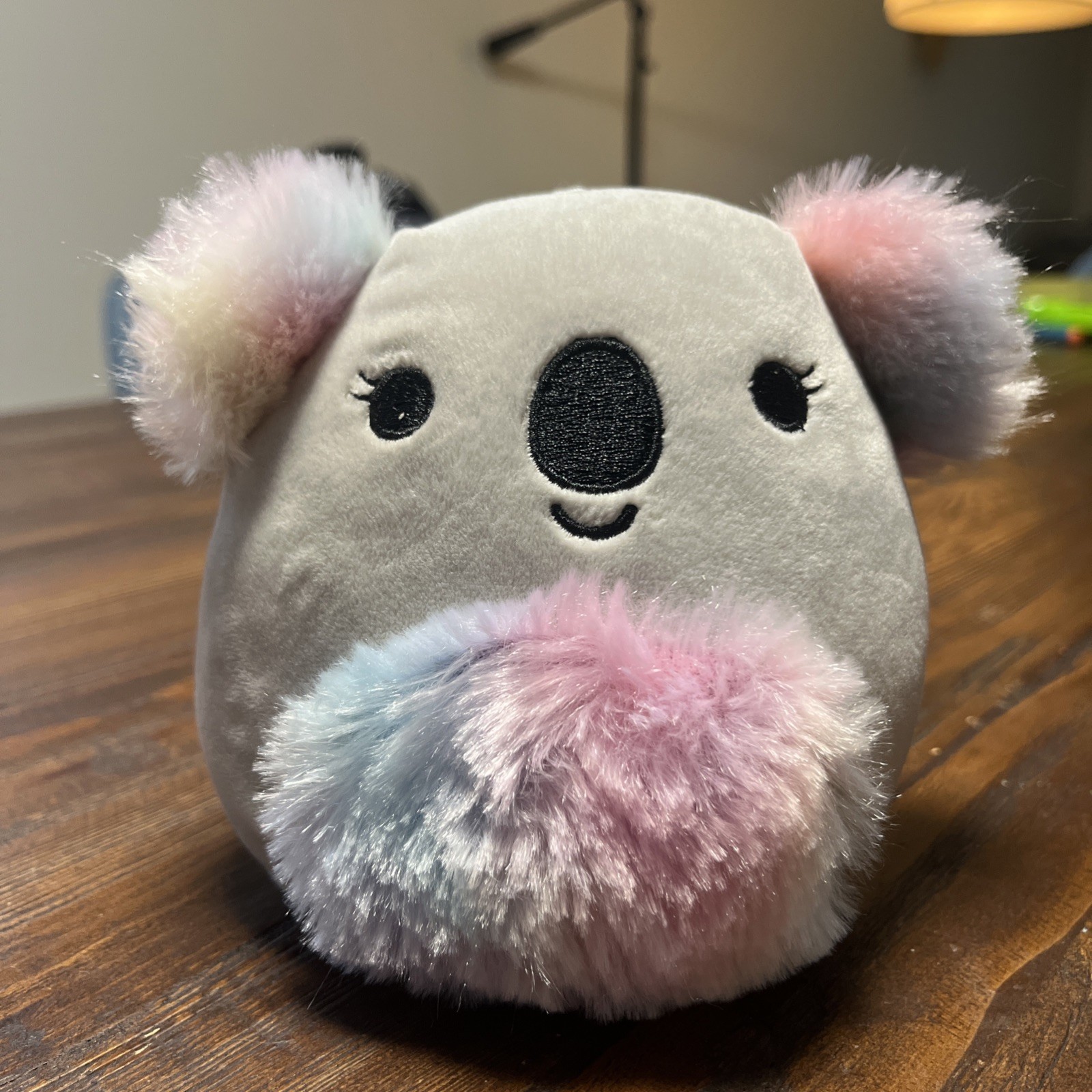 Squishmallow Kelina The Gray Koala Rainbow Fur 5” Plush