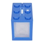 Building Block Fish Tank Cascadable Aquascape Blue Mini Betta Fish Tank For Kit