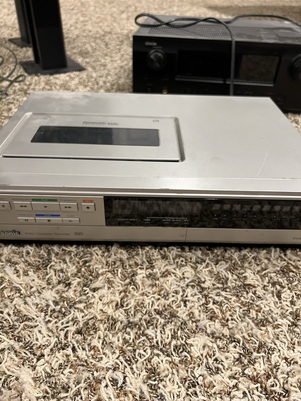 Panasonic 1984 Top Loader VCR PV1231R (Untested/Powered Up)