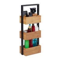 Badregal Bambus Korbregal KüChenregal Nischenregal Natur 2,5 Kg Badezimmerregal
