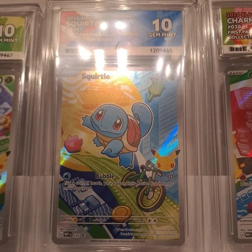 Squirtle First Partner 039 Black Star Promo  Series 1 ACE 10