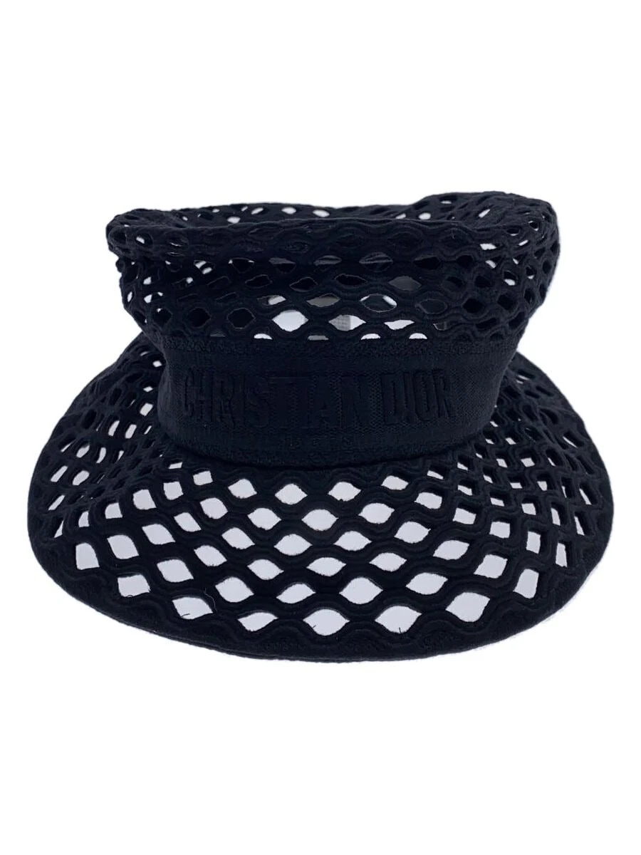 Chapeau seau Christian Dior coton noir femme 12DMH923A157 Christian Dior