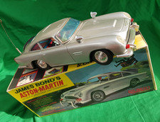 Gilbert James Bond DB5 Aston Martin WORKING Tinplate Battery Operated