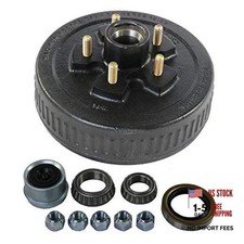 Trailer Brake Hub Drum 10" x 2-1/4" Kit 5 on 4.5" Replacement for 3500