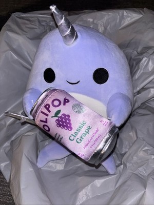 Zuru SNACKLES Series 3 Purple Narwhal Ben & OLIPOP 8-Inch Plush TARGET EXCLUSIVE