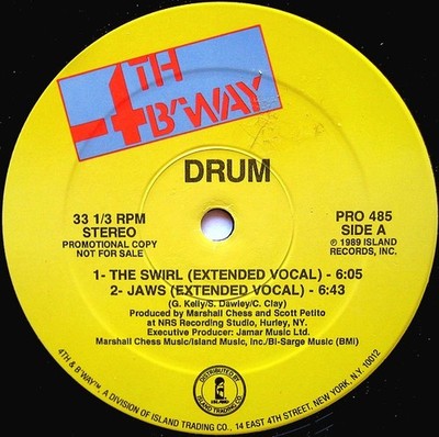 Drum , The Swirl, (12'', Promo), NM or M-, 4086455281