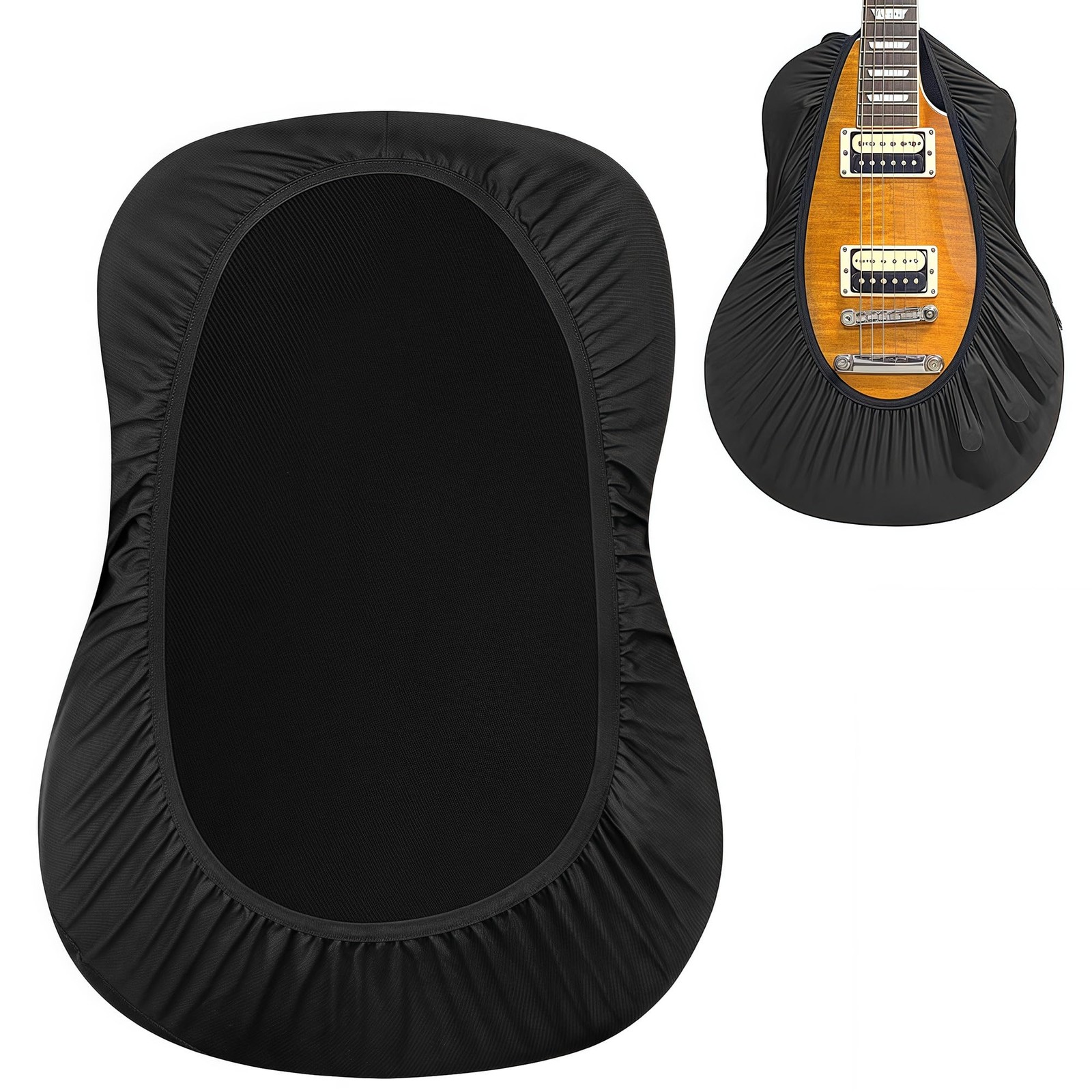 Housse de protection anti-poussière de guitare pour studio de musique et salon