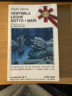 Zwanzigtausend Ligen unter dem Meer Band I von Giulio Verne von 1974 Longanesi