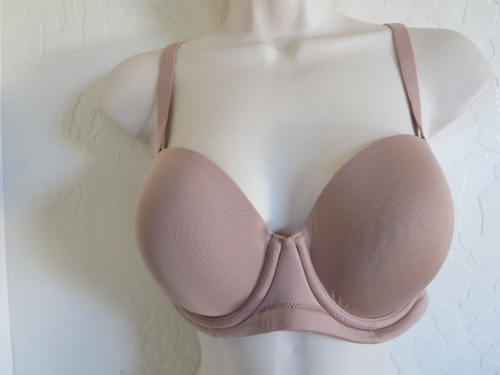 Wacoal 32 Dd #854119 Red Carpet Strapless Underwire Bra, Roebuck/ D. Beige, Nwot