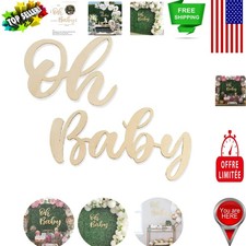 Reusable Wooden Baby Shower Sign - Perfect for 1st Birthday  Gender Reveal