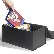 Video Game Storage Boxes, Blu-Ray Magnetic 12x6.7x5.3 inches 