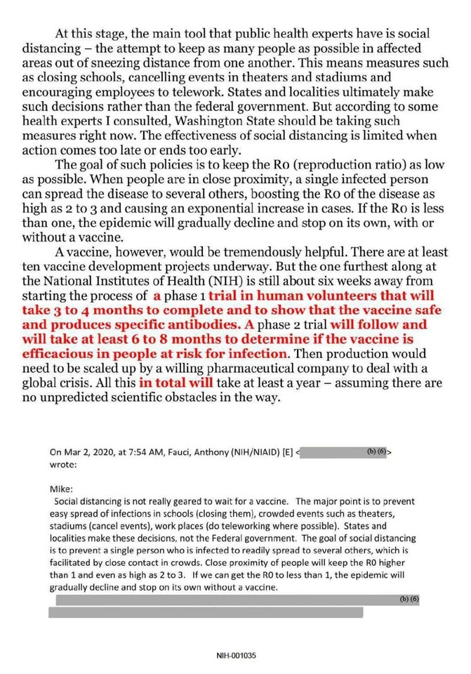 Fauci FOIA Emails CD NIH Public Domain Release 3200+ Pages Research Archive image 2