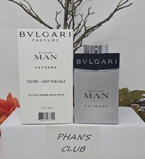 Bvlgari Man Extreme 3.4oz Eau de Toilette Tester Spray, New, Plain Box