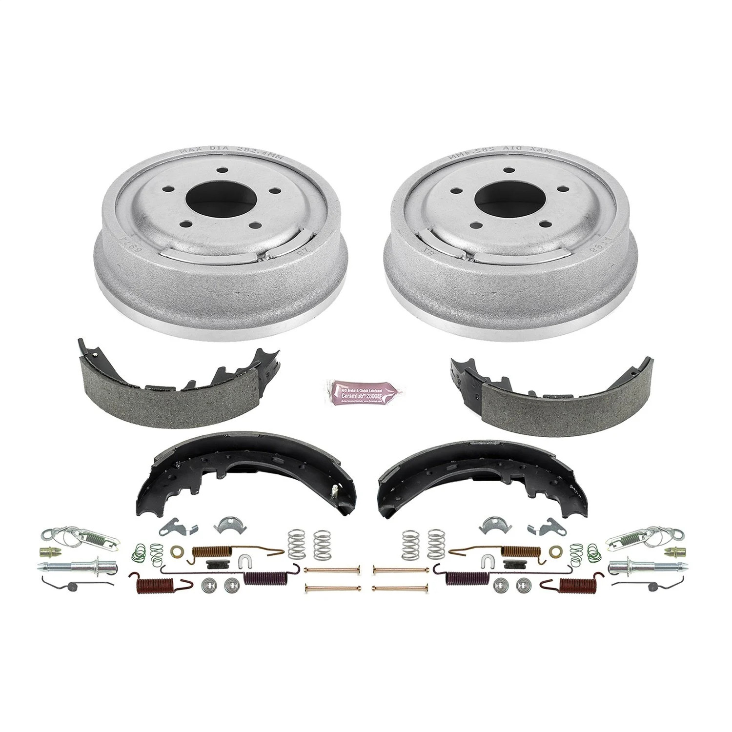 Power Stop KOE15347DK 1-Click Daily Driver Brake Kit Rear Rear OE Replacement Dr