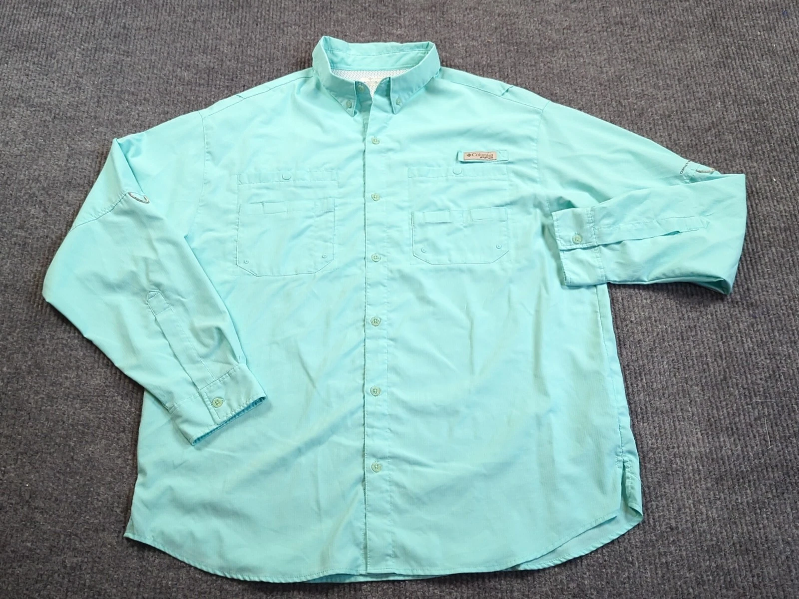 Columbia Shirt Mens XL Blue Fishing PFG Long Sleeve Hiking Outdoor
Opens in a new window or tab
