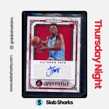 2020 PANINI CHRONICLES #APR-JST JAE'SEAN TATE APPRENTICE SIGNATURES RED AUTO RC