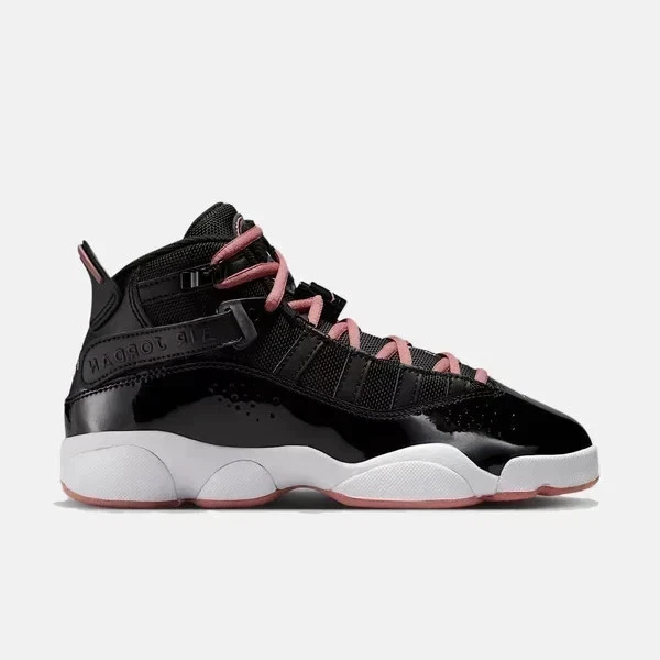 Nike Air Jordan 6 Rings Black Rust Pink 322992-068 Men's Sizes - Image 2 of 4