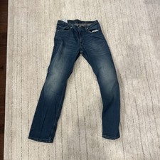 Levi's Men's 559 Denim Jeans Blue, Relaxed Fit, Straight Leg, Size 33x34