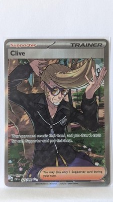 NM/M - Clive 227/091 - Holo - Paldean Fates - Pokemon Card TCG