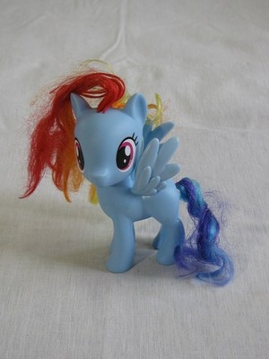 Hasbro My Little Pony Blue Rainbow Dash Figure C-029A, 2016