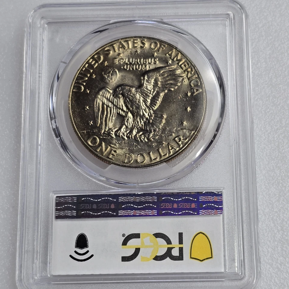 1978 D IKE HIGH GRADE EISENHOWER DOLLAR COIN PCGS MS 66 Lot 0335 - Image 4 of 4