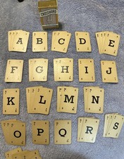Vtg Crossword by Russell A Big Little Card Game VOL VI 1930s Complete 48 Cards