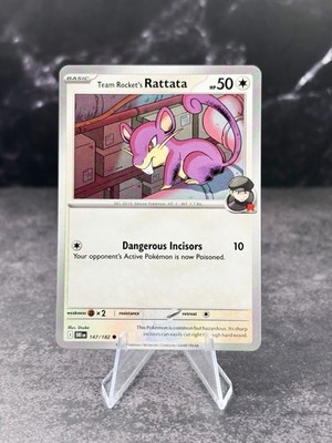 Team Rocket's Rattata 147/182 Sv10: Destined Rivals Regular
