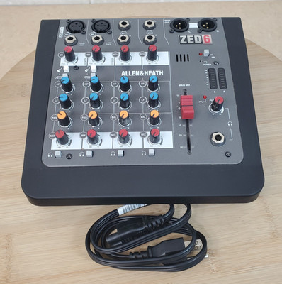 Allen & Heath Limited ZED-6 6 Channel Compact Analog Mixer