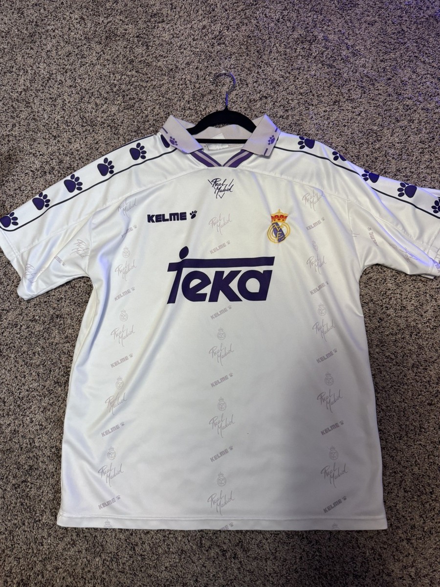 Real Madrid 1994 1996 Home Football Shirt Soccer Jersey Kelme