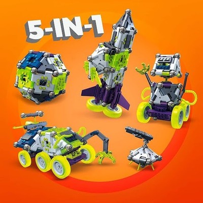 Brick Rover, Spaceship, Robot, Planet: Magnext Wonder Builders Mega Construx GFF