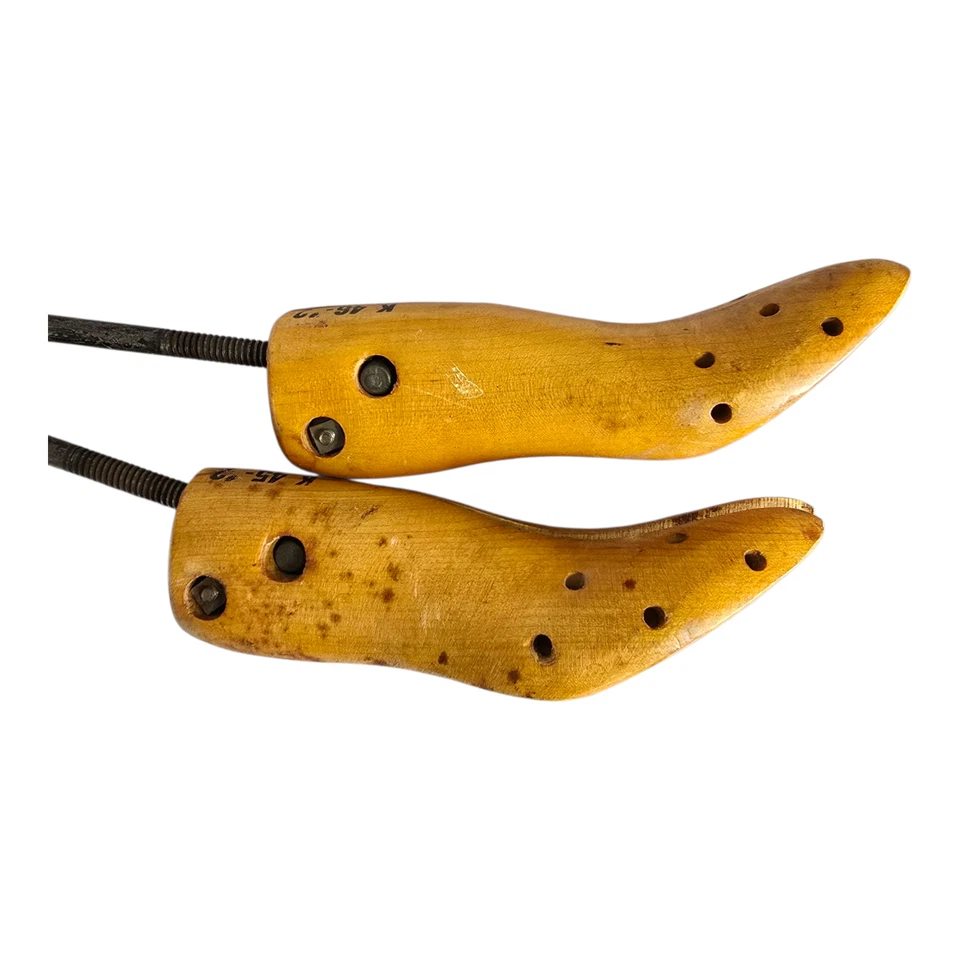 Estiradores/ensanchadores de zapatos vintage de madera y metal para mujer talla 6W - 8,5W Foto 3 de 4