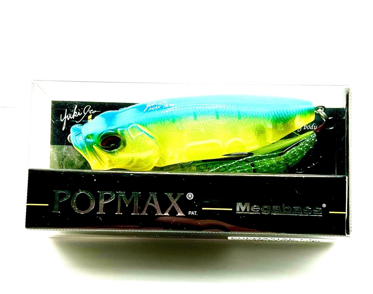 【超希少】Megabass POPMAX （SP-C）DO CHART Megabass POPMAX SP-C Blue Back Chart Candy, Rare, Ships From