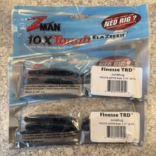 2 Packs Z Man Finesse TRD Ned Rig Bait June Bug