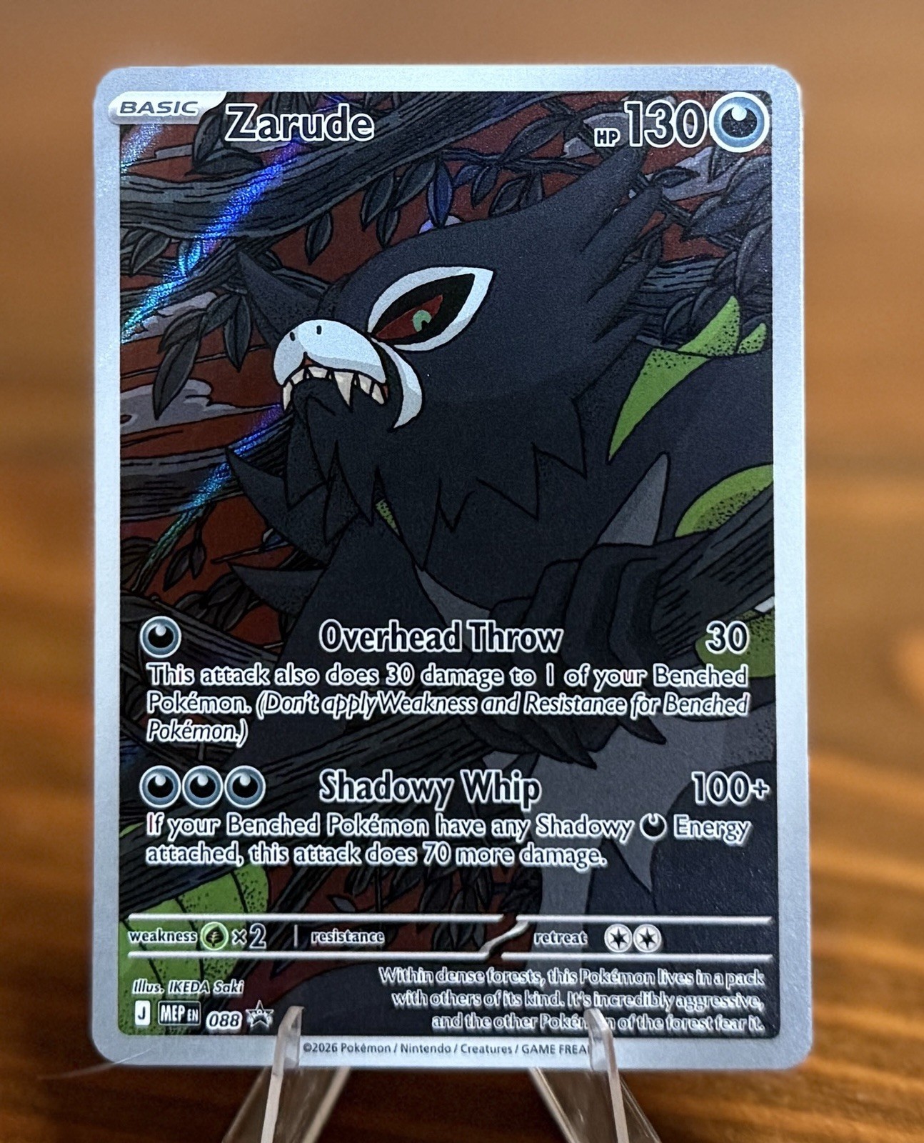Zarude 088 Holo Promo ME: Mega Evolution Promo Pokemon Cards