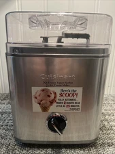 NEW Cuisinart Pro Ice Cream Frozen Yogurt Sorbet Maker Stainless 2 Qt No Box